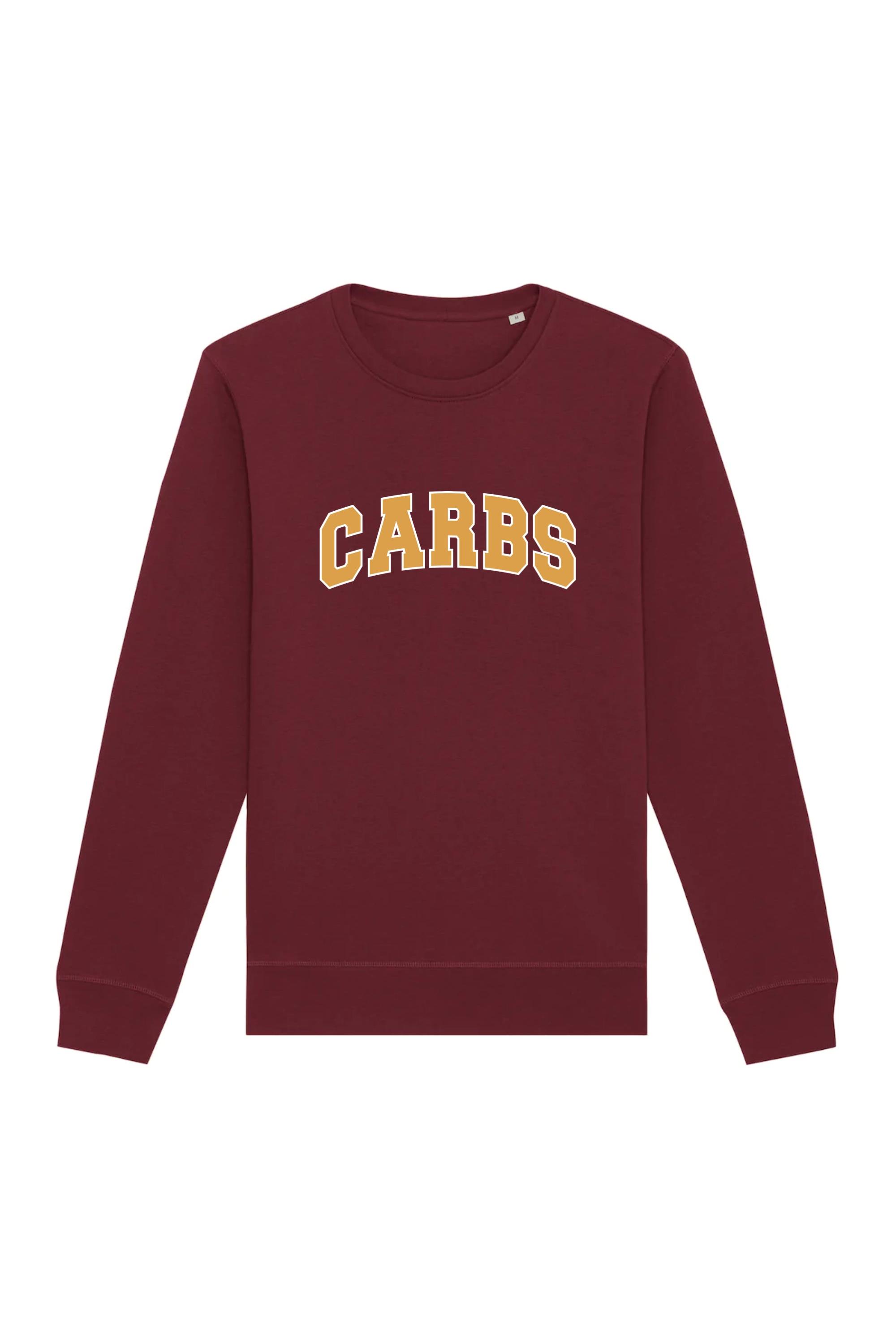 Oat Milk Club  Sweatshirt Carbs Maroon