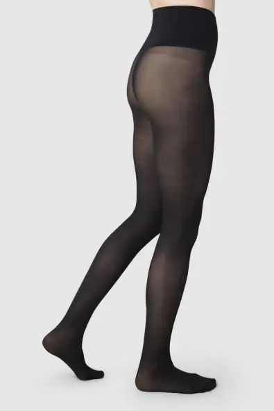 Swedish Stockings  Panty Lois Rip Resistant Zwart