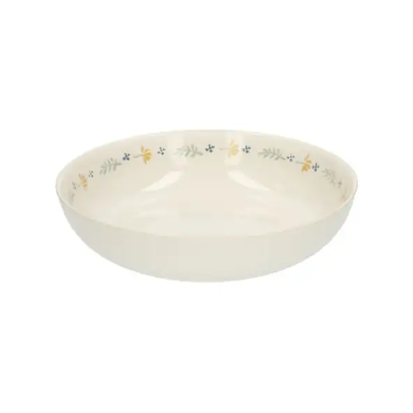 Diep bord, steengoed, strooitakje, Ø22,5 cm