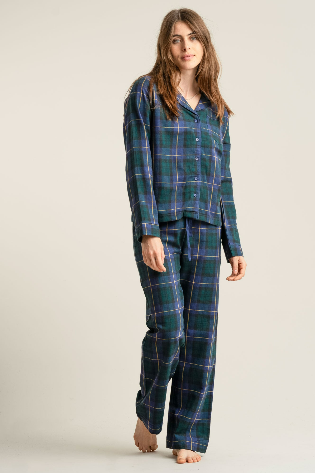 KOMODO  Pyjamaset Jim Jam Horloge Zwart
