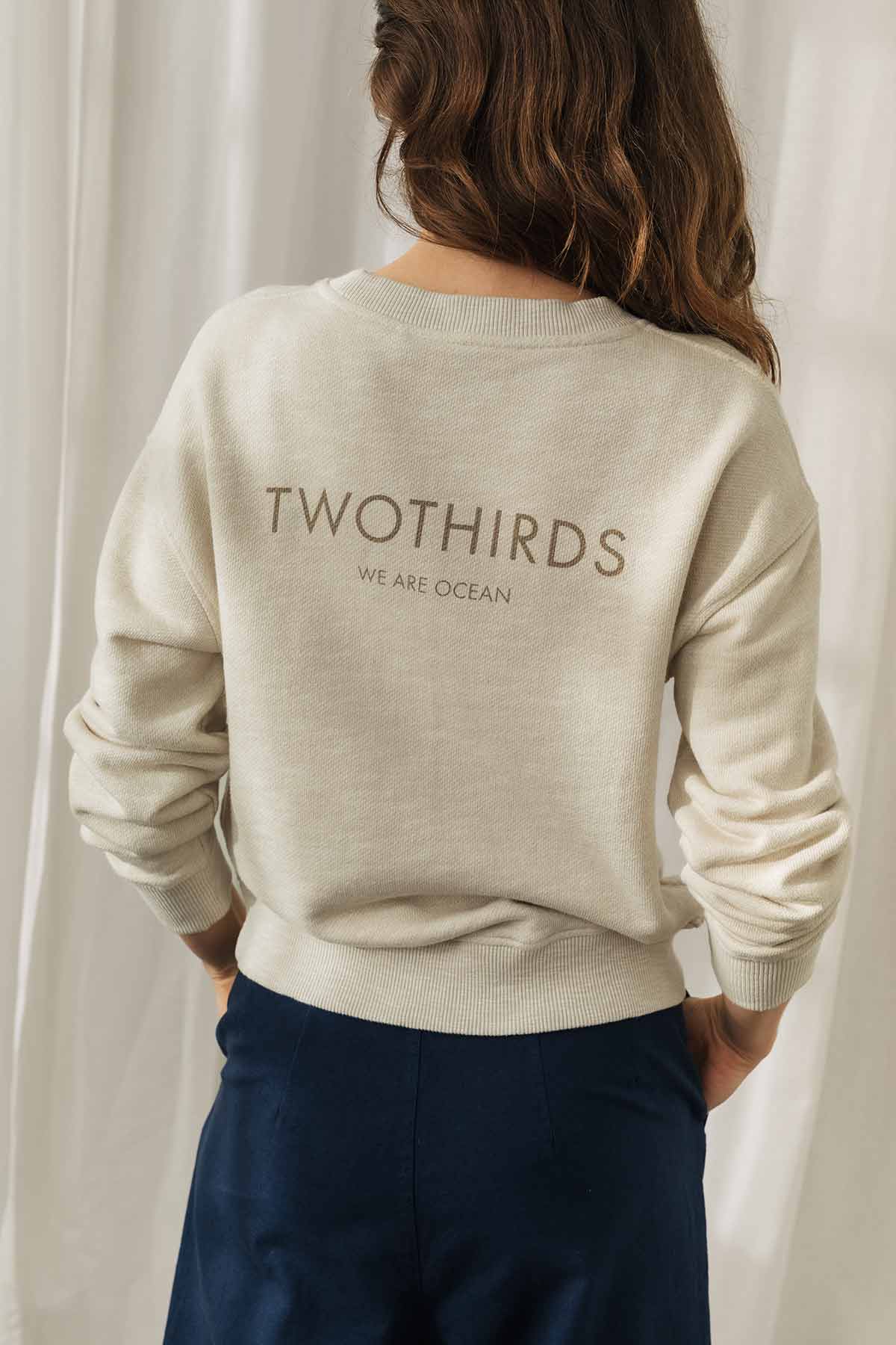 TWOTHIRDS  Sweatshirt Fethard Ecru