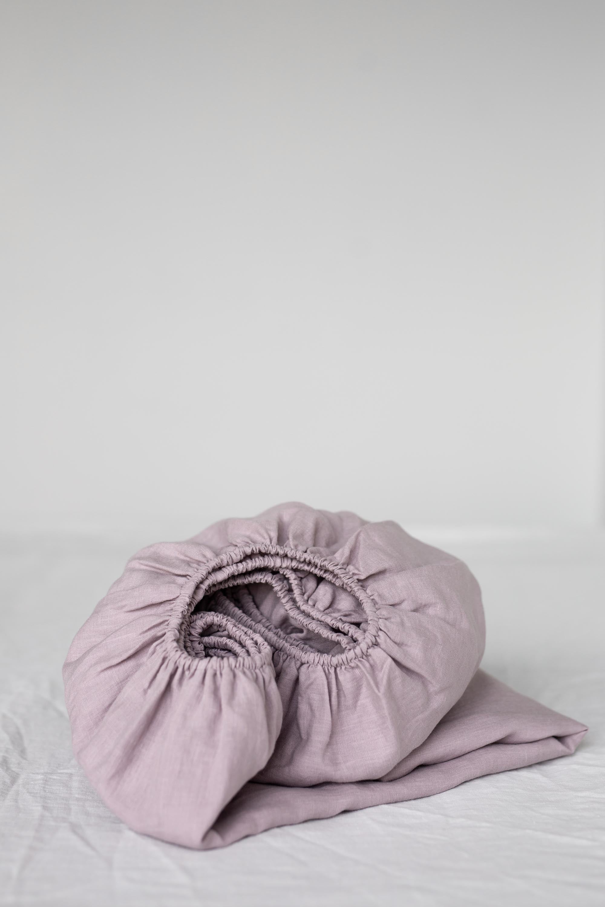 AmourLinen  Linnen Hoeslaken Dusty Rose