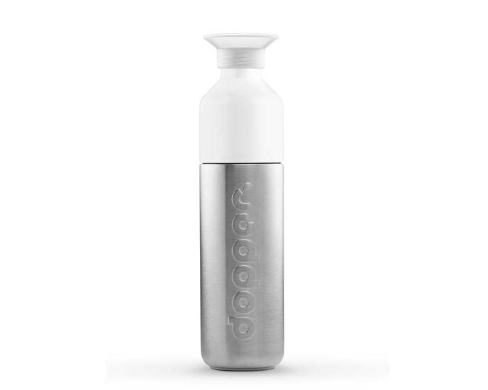 De Dopper Original RVS waterfles: Solid Steel 490ml