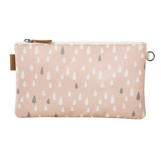Fresk toilettas-Etui van gerecycled plastic - Drops pink