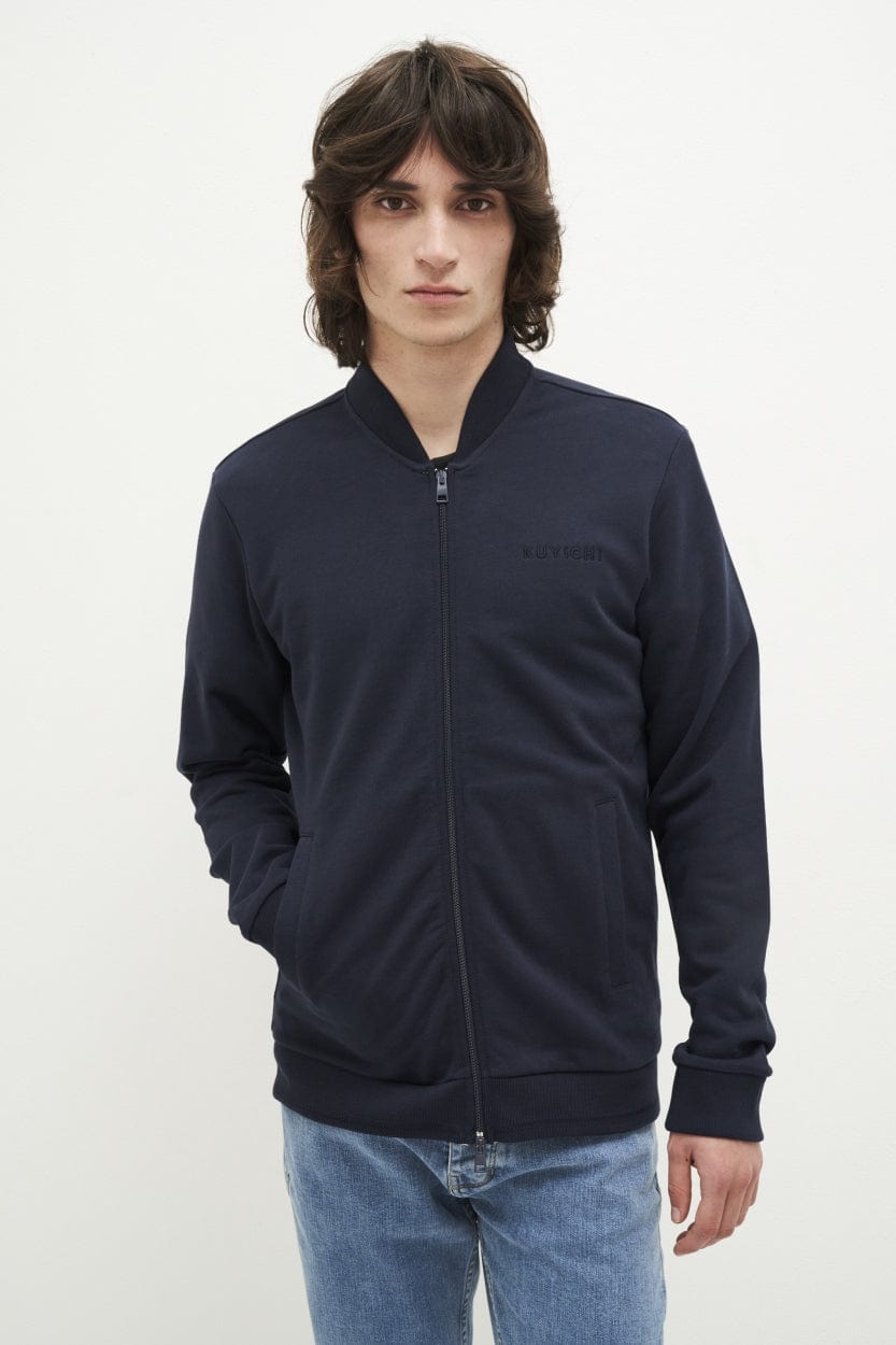 Kuyichi mannen vegan Anthony Vest Donker Marineblauw