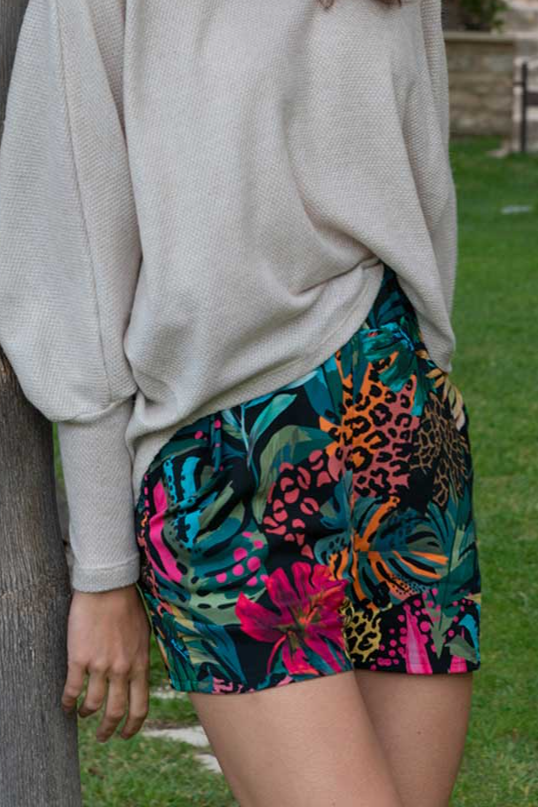 Widda  Shorts Shorti Tropical Multicolor