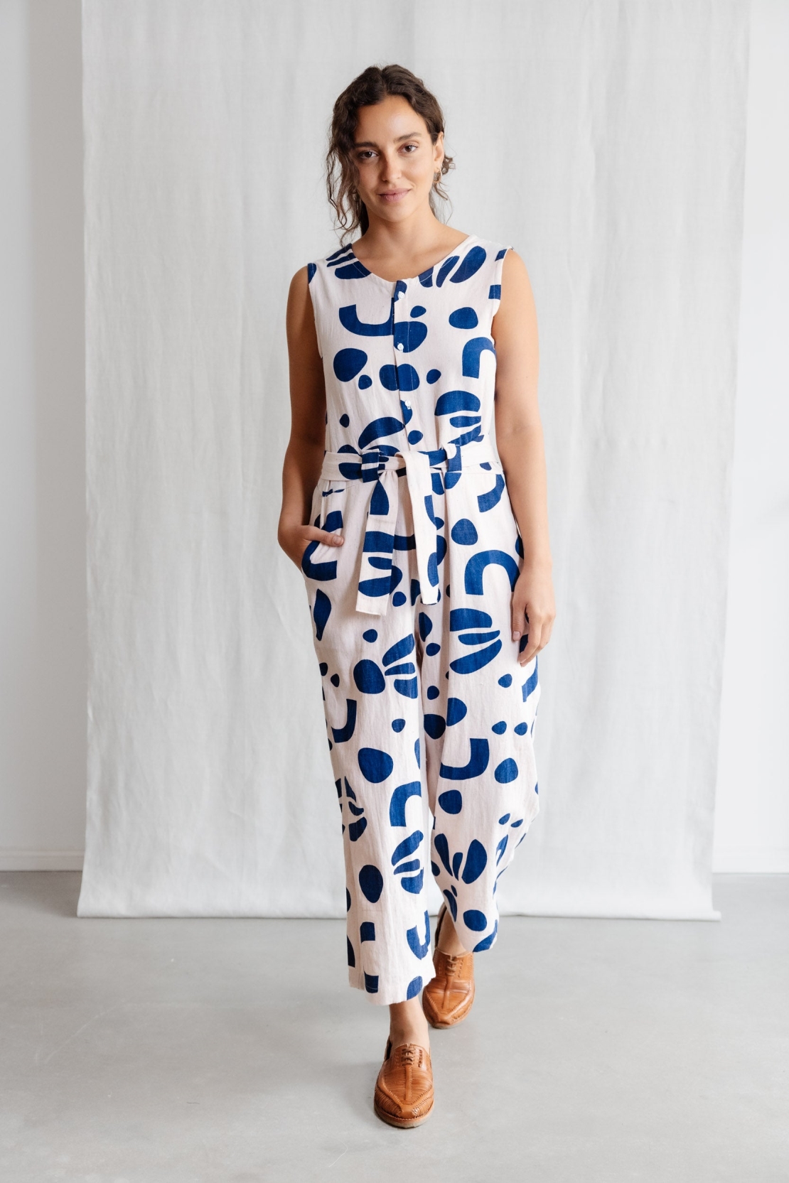 Jyoti Fair Works Dames Jumpsuit Daksha Print