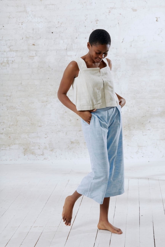 Jyoti Fair Works  Culotte Chetana Lichtblauw