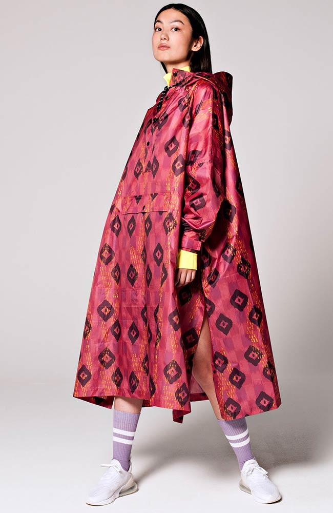 Rainkiss  Poncho Ikat
