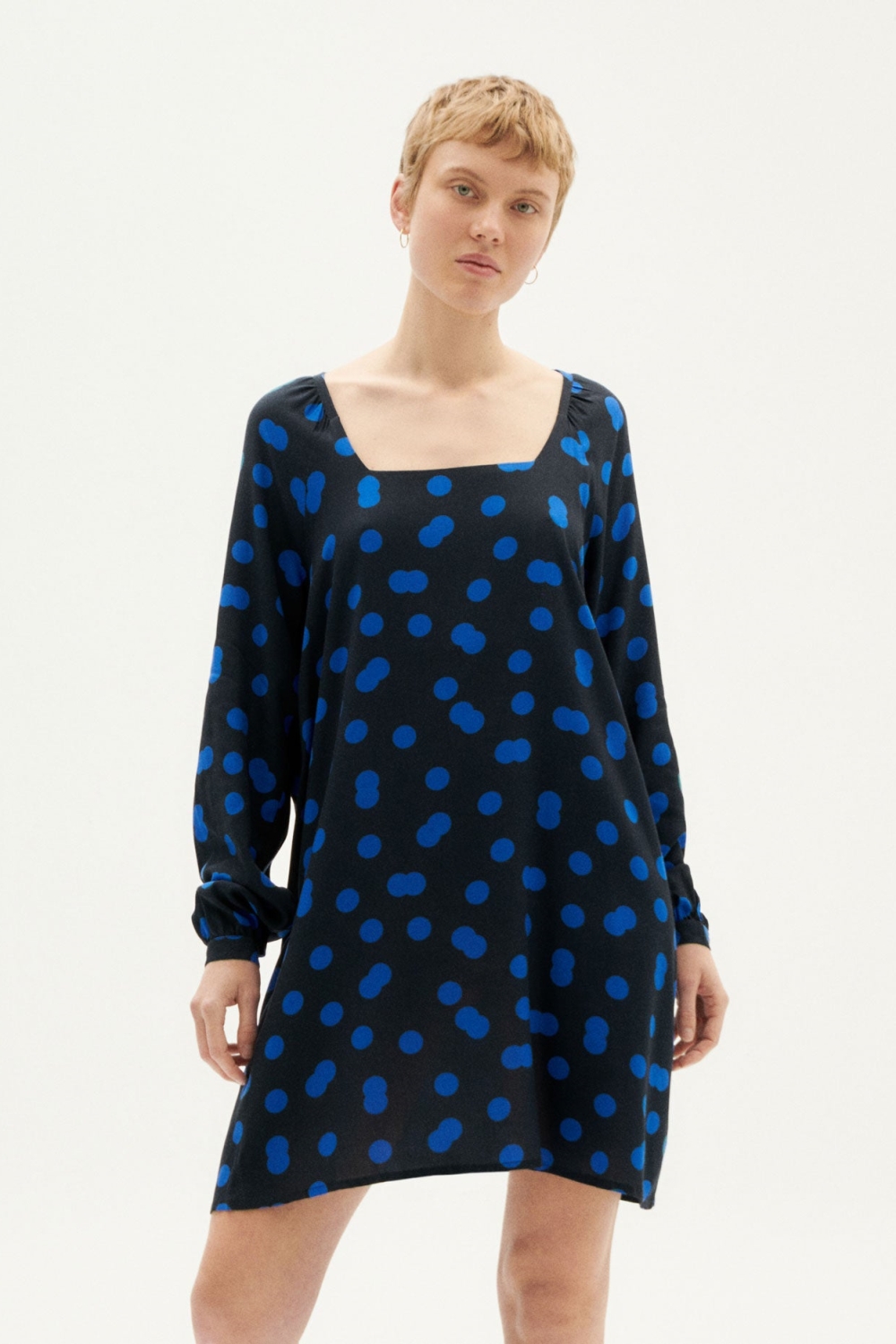 Thinking MU  Jurk Vera Dots Blauw