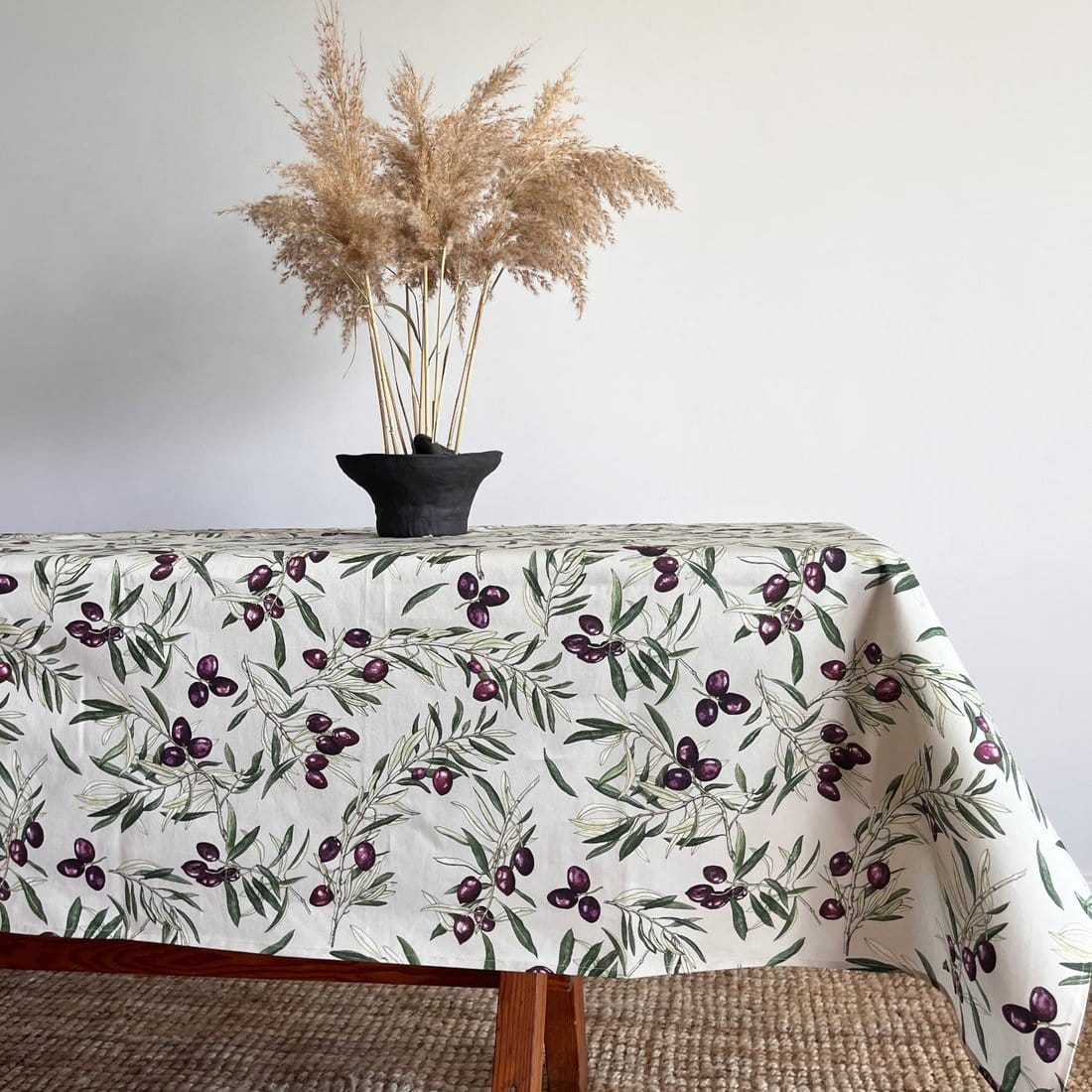 Floral Tablecloth Recycled Plastic - Mediterranean