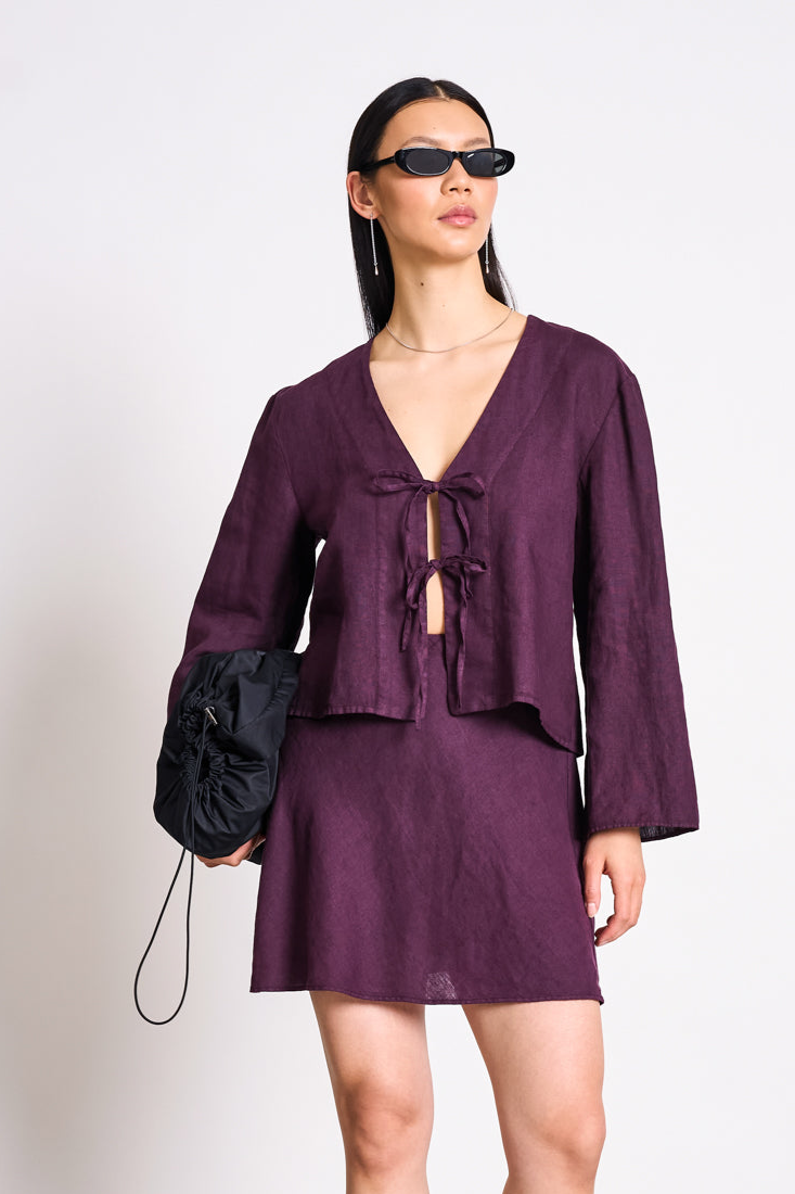 JAN 'N JUNE  Blouse Skagen Cherry Lacquer