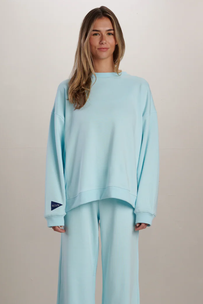 SEAAV  Sweatshirt Dune Crew Spun Sugar