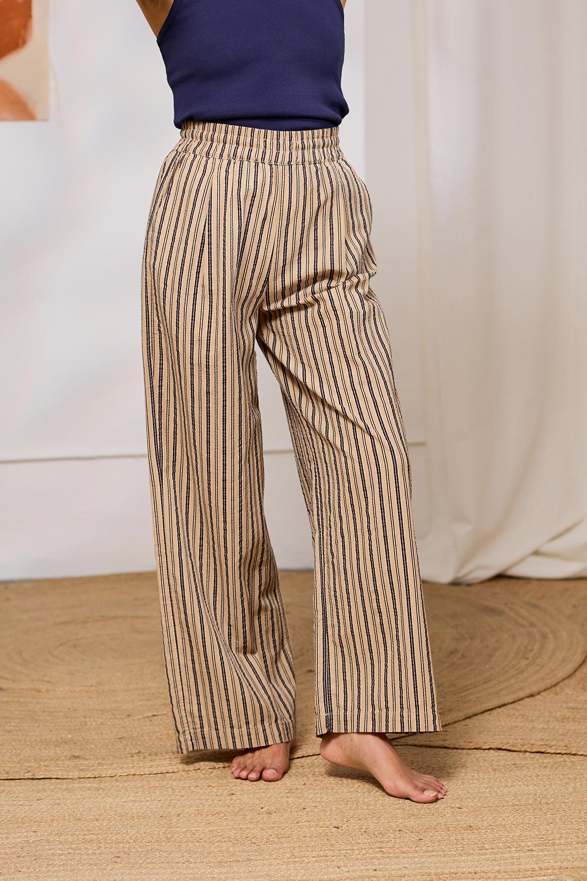 TWOTHIRDS  Broek Macarella Marine Strepen