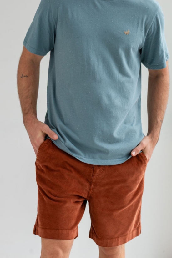 TWOTHIRDS mannen vegan Shorts Kabak Kokosnootschilbruin
