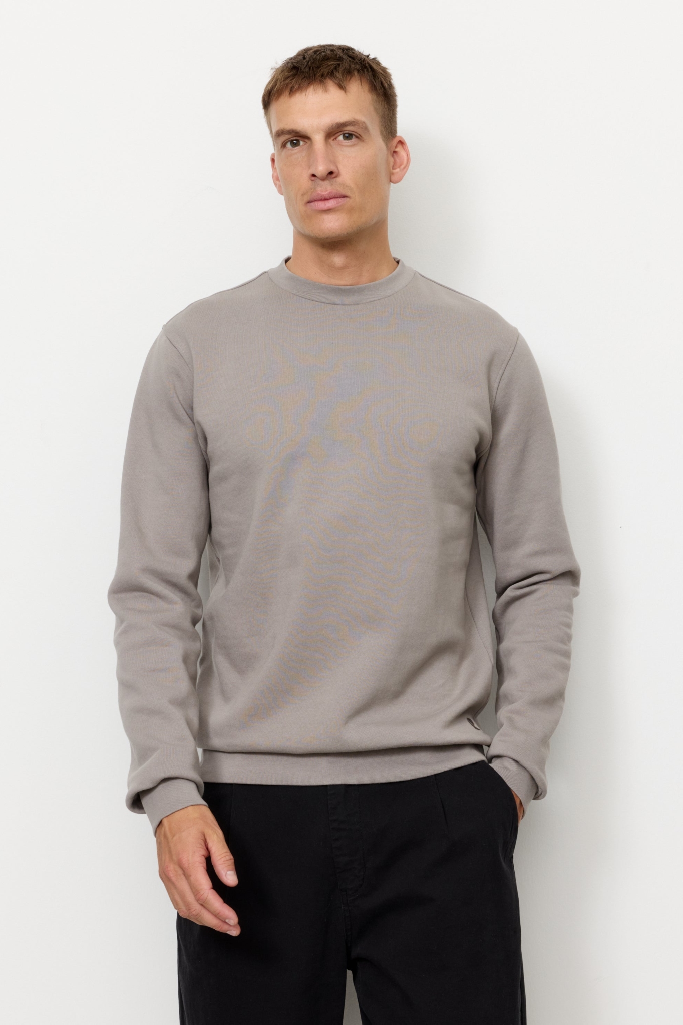 Recolution mannen vegan Sweatshirt Tamarillo Greige
