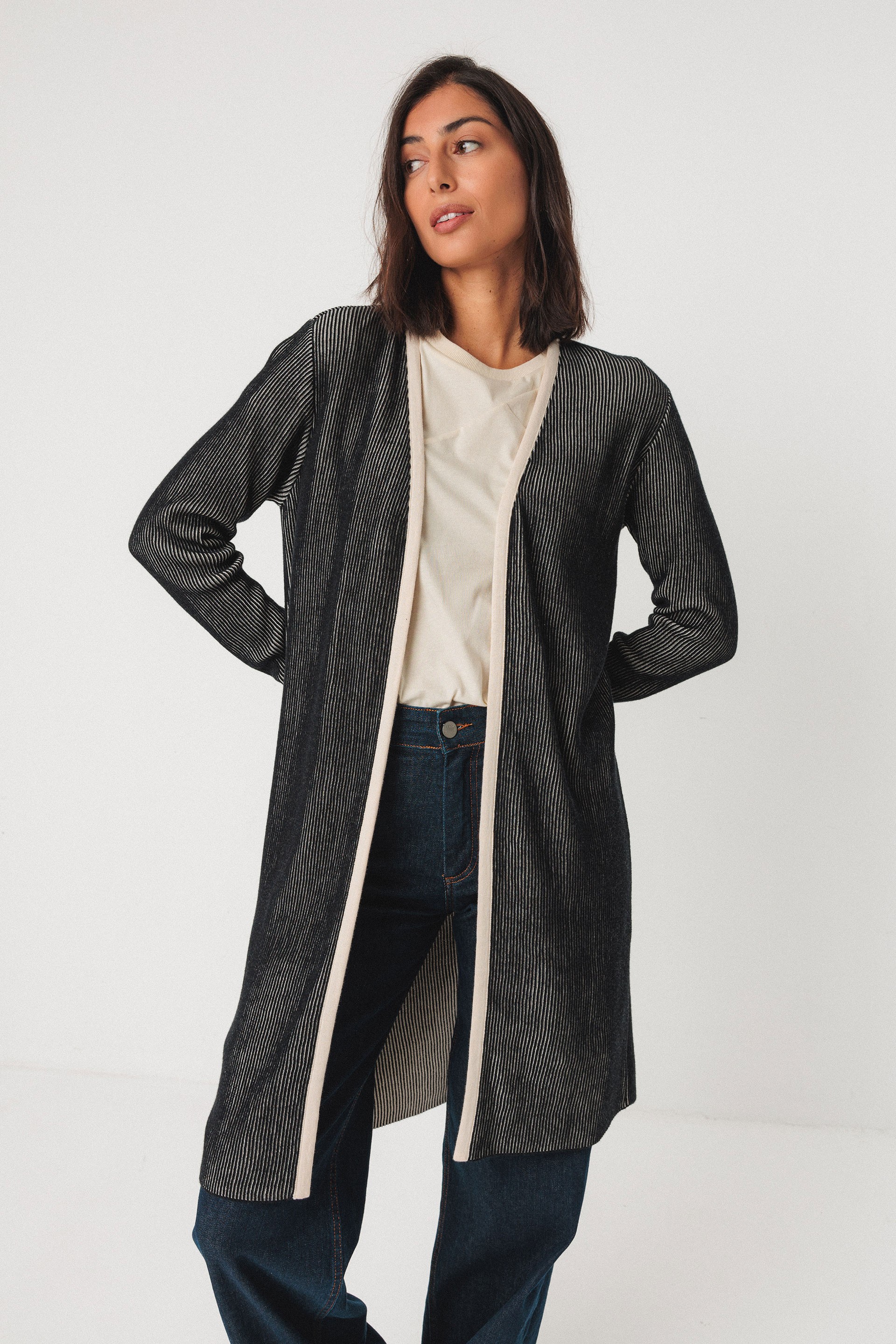 SKFK  Cardigan Badaia Zwart