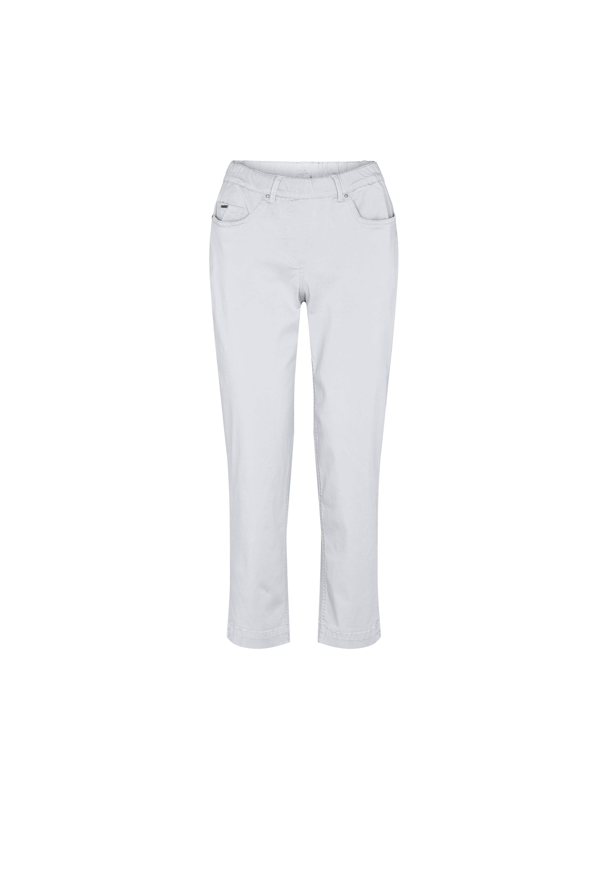 LAURIE  Broek Hannah Regular Crop Wit