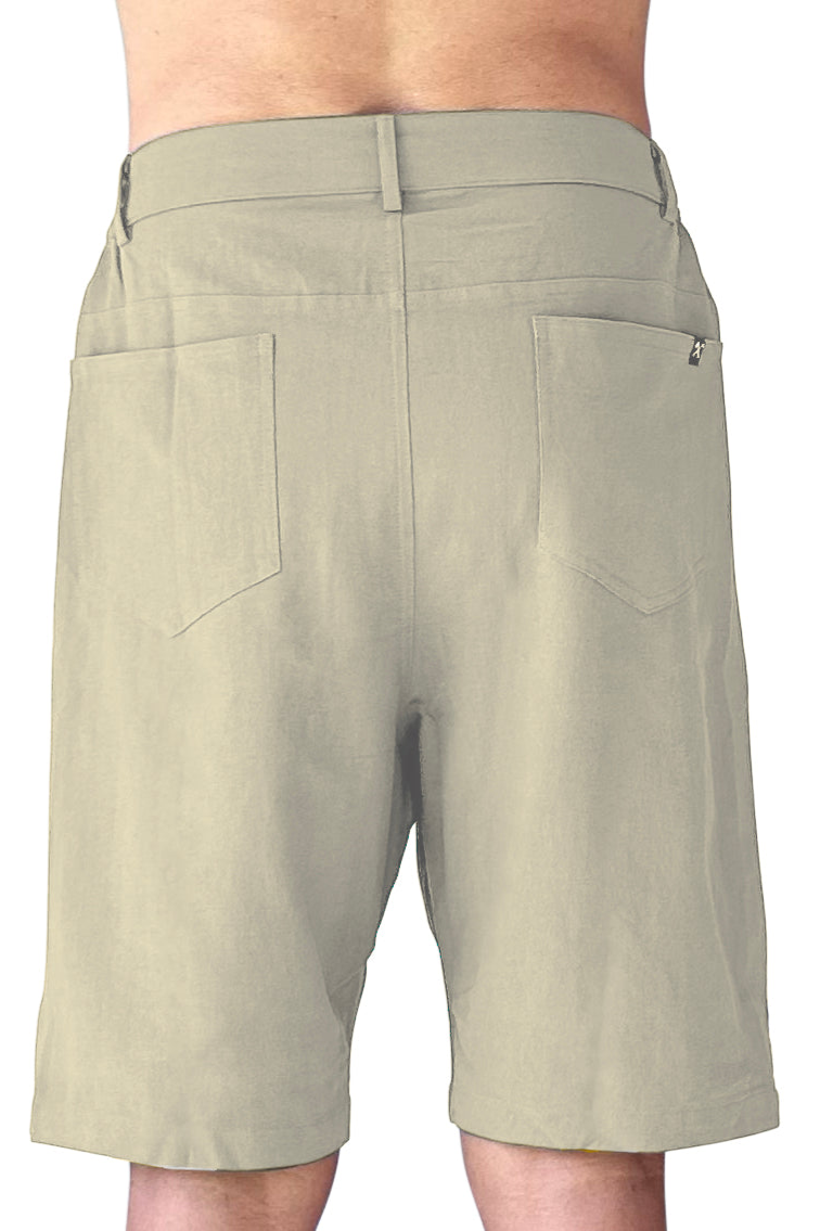 The Driftwood Tales mannen vegan Beige Korte Broek
