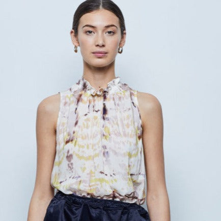 Mouwloze Top Darya | Alchemist | Geel