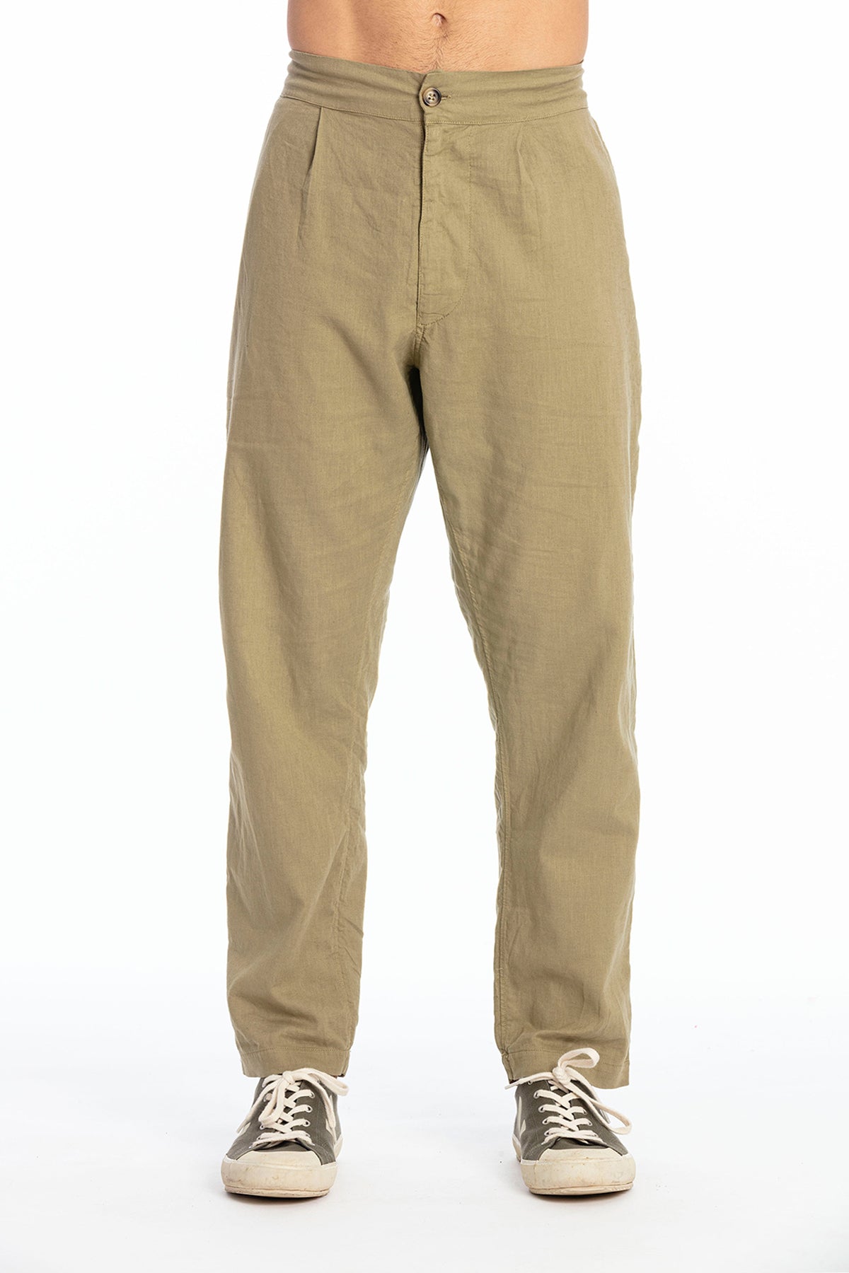 RAVENS VIEW IBIZA mannen vegan Broek Adonis Dark Aloe Groen