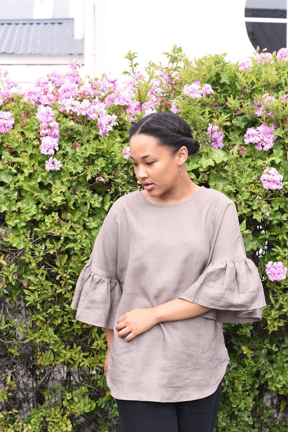 MAHLA  Blouse Liia Zandkleurig