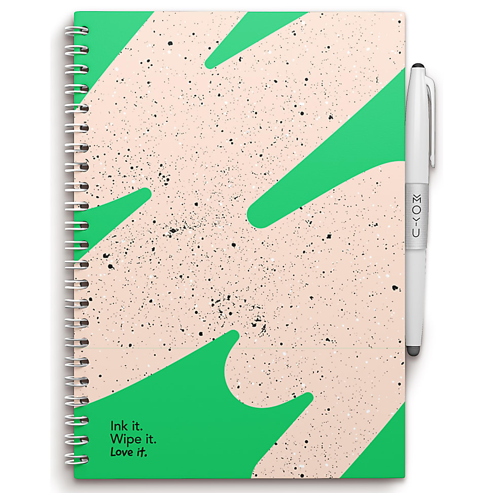 MOYU Uitwisbaar Notitieboek A5 - Flashy Moss