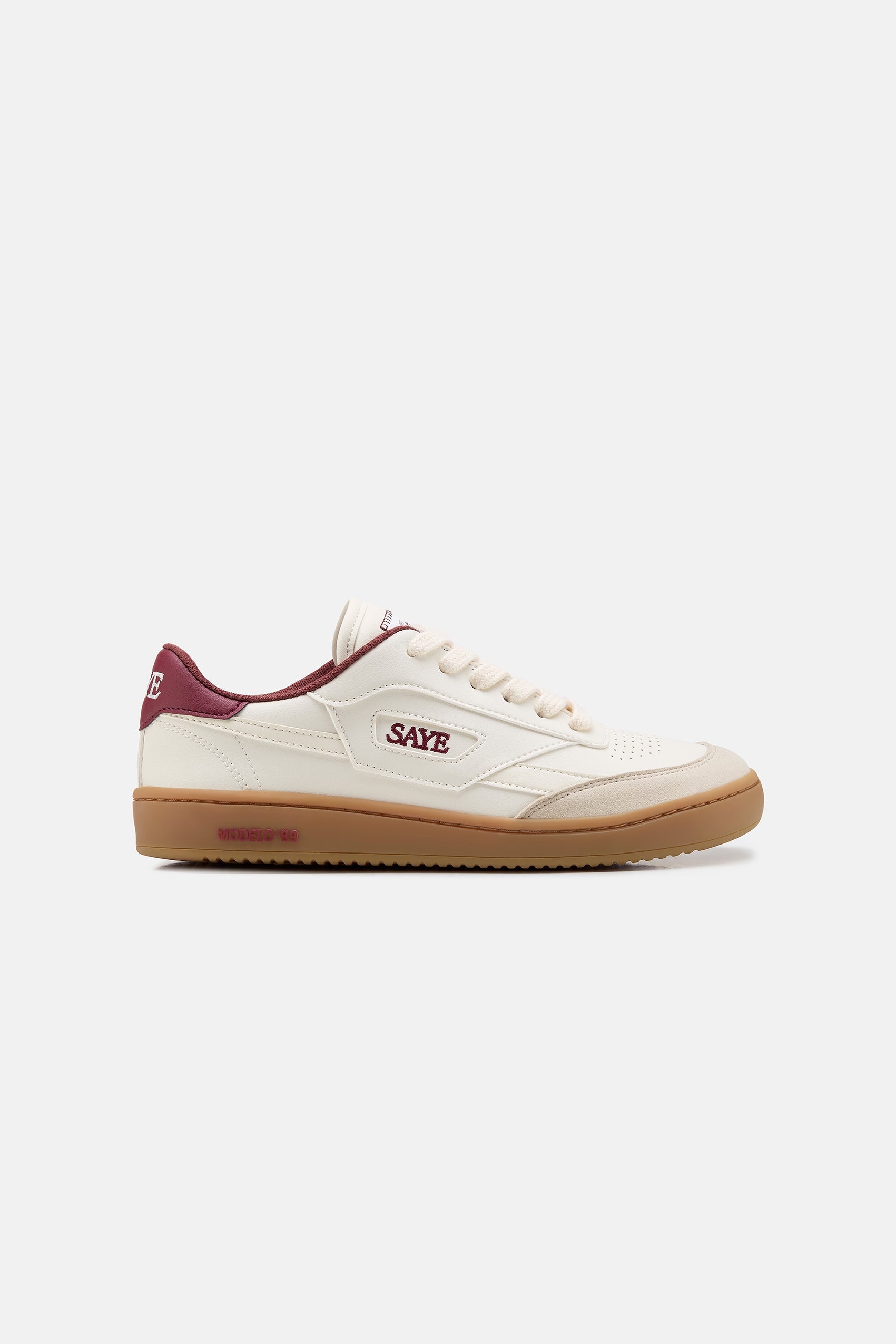 SAYE mannen vegan Sneakers M89 Ground Garnet