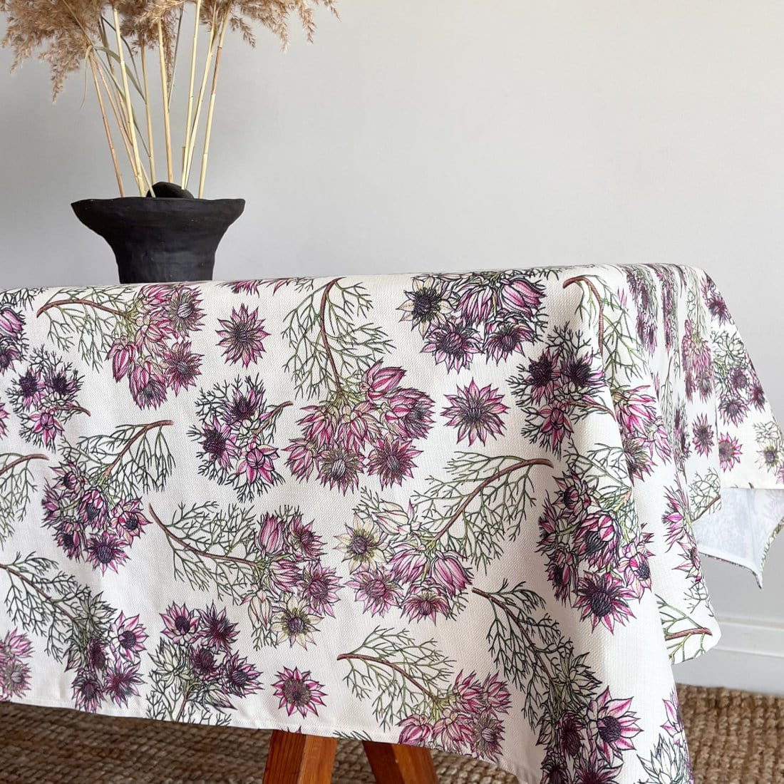 Floral Tablecloth Recycled Plastic - Pink Serruria