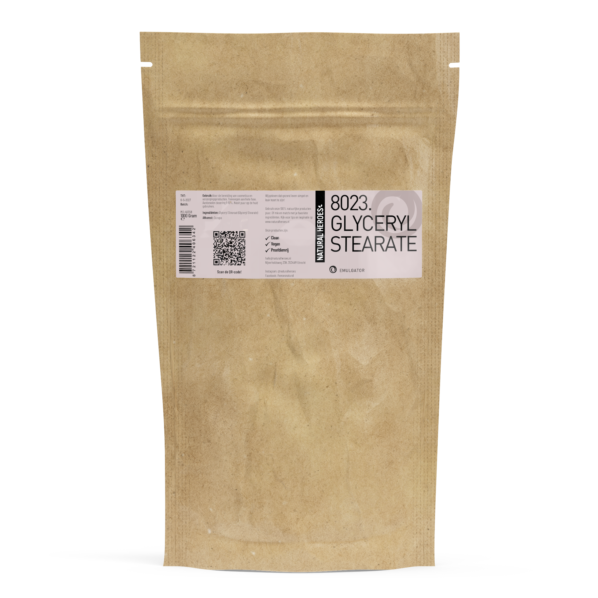 Glyceryl Stearate (Plantaardige Emulgator)