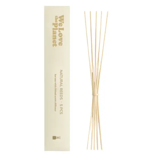 We Love the Planet Diffuser stokjes - Navulling Natural Reeds