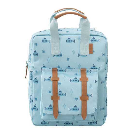 Fresk kleine rugtas van gerecycled plastic - Backback Small Submarine