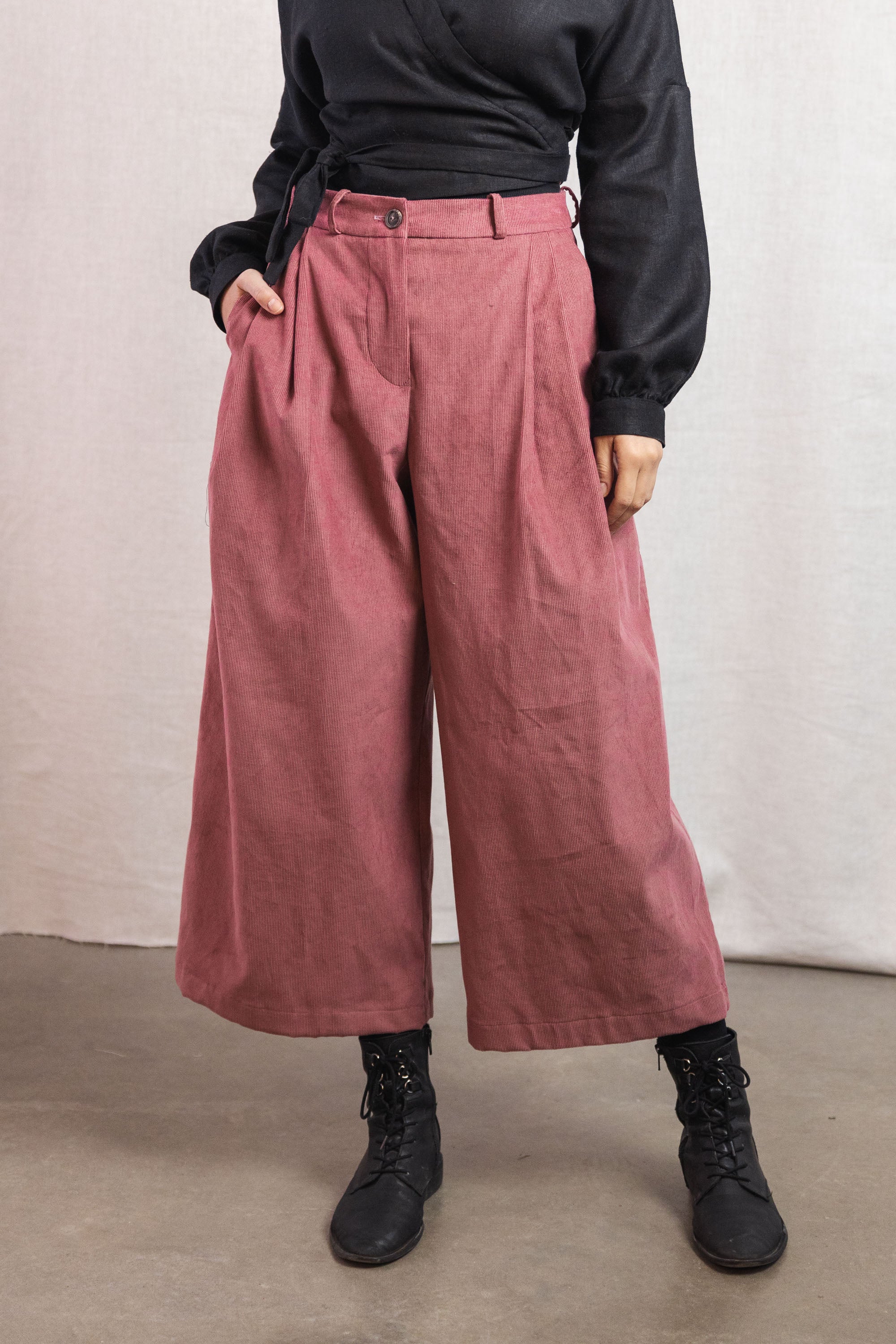 Jyoti - Fair Works  Culotte Awasi Oudroze