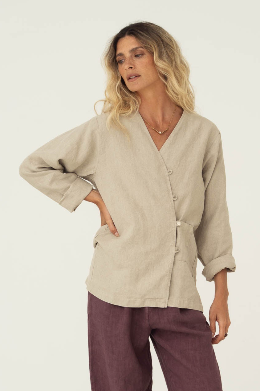 NÃ¤z  Overhemd Emilia Beige