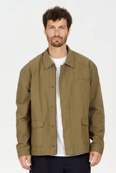 KOMODO mannen vegan Jas Rudy Olive
