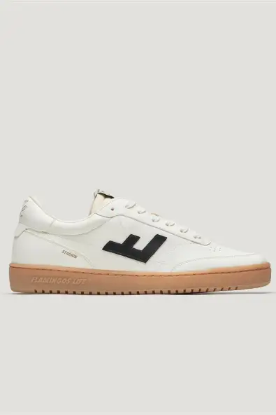 Flamingos Life mannen vegan Sneakers Stadion Pearl Black Naturale