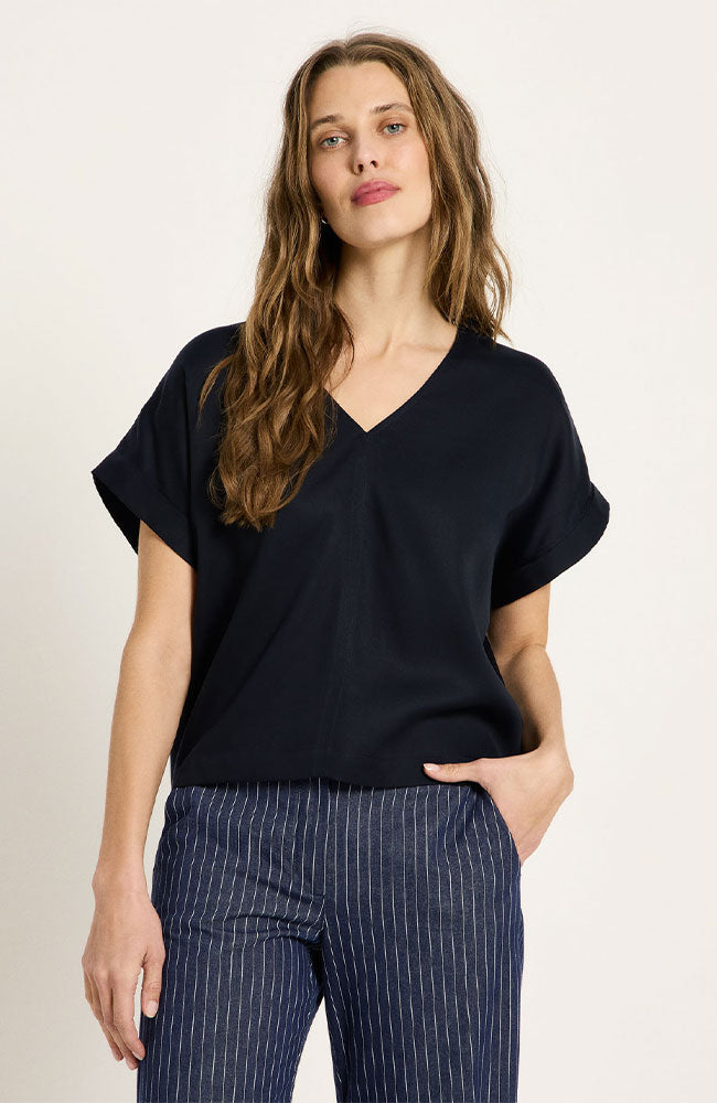 Lanius  Blouse In Middernachtblauw