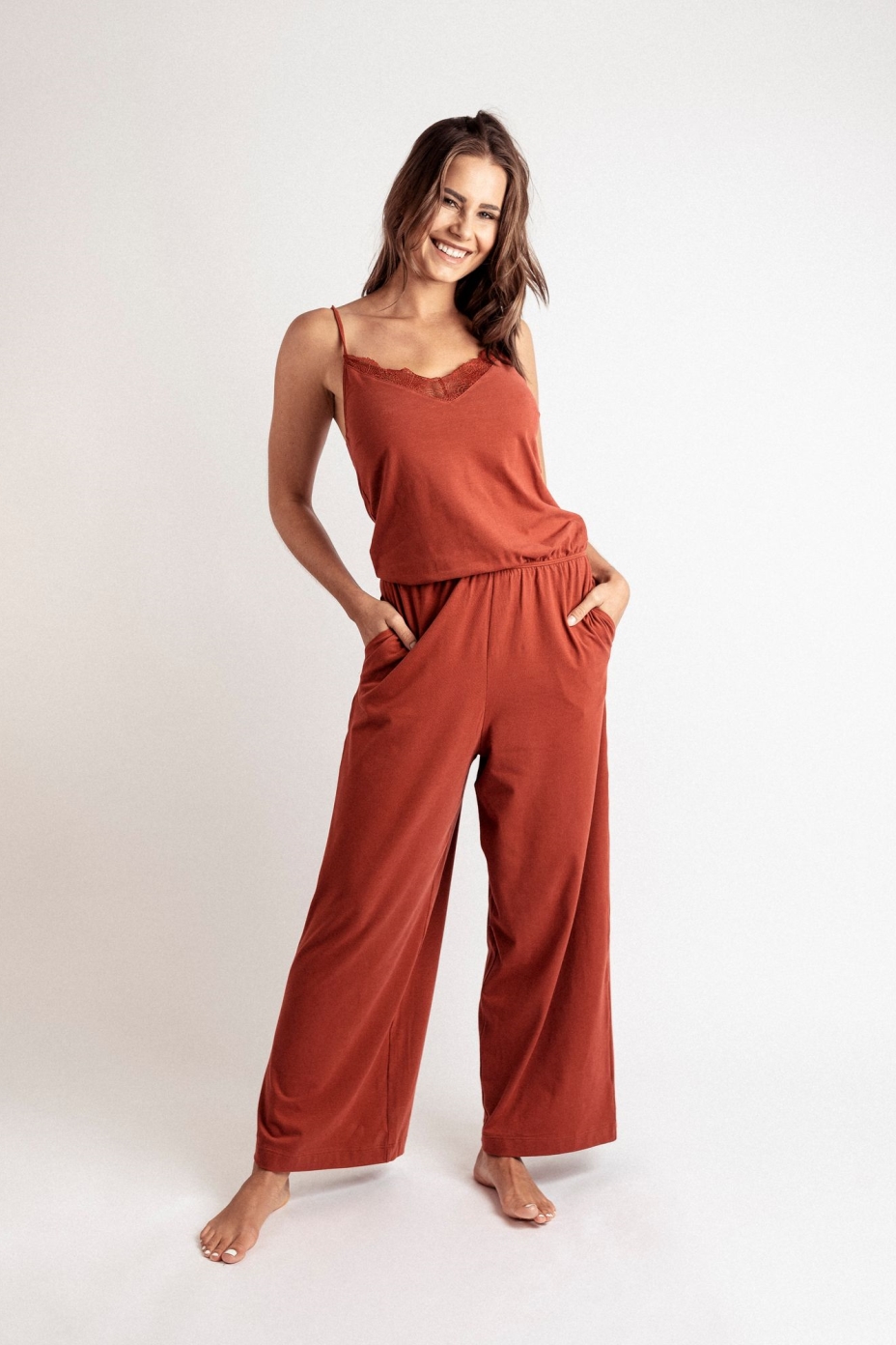 LOVJOI  Jumpsuit Oleandro Chili