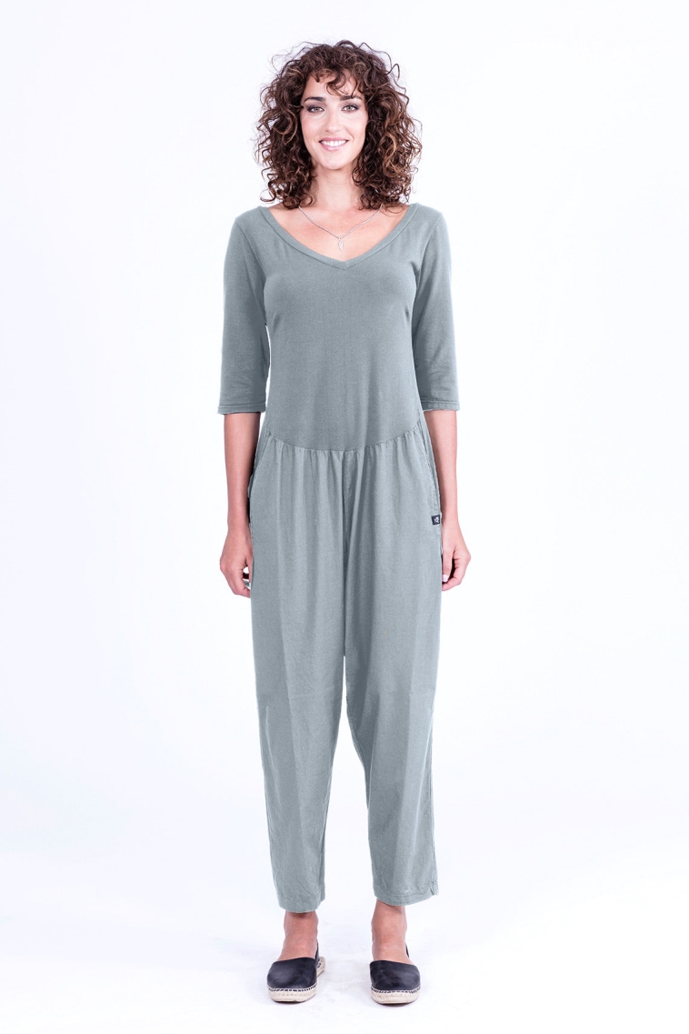 RAVENS VIEW IBIZA  Jumpsuit Midnight Mono Chinois Groen