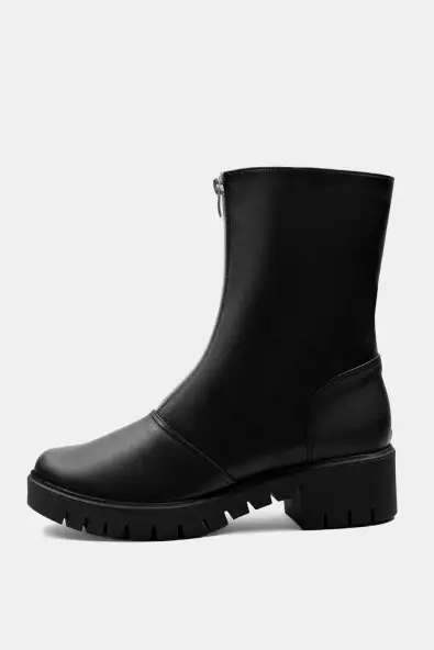 BOHEMA  Cyber Boots Cactusleer Zwart
