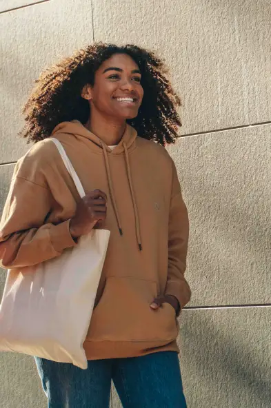 Trendsplant Dames Hoodie Apple Cinnamon