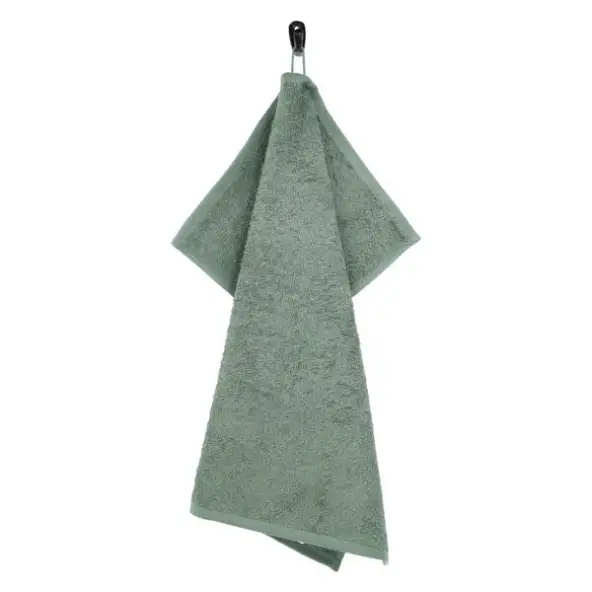 Keukendoek, Recycled katoen, Groengrijs, 50 x 50 cm
