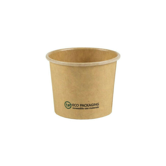 Bio sausbeker FSC Kraft/PLA 60ml, set van 50 stuks