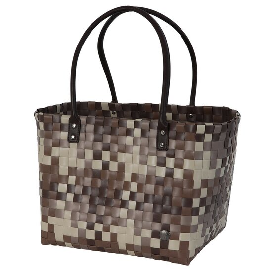 Handed By Mingle Shopper met lange hengsels - Espresso Brown Mix