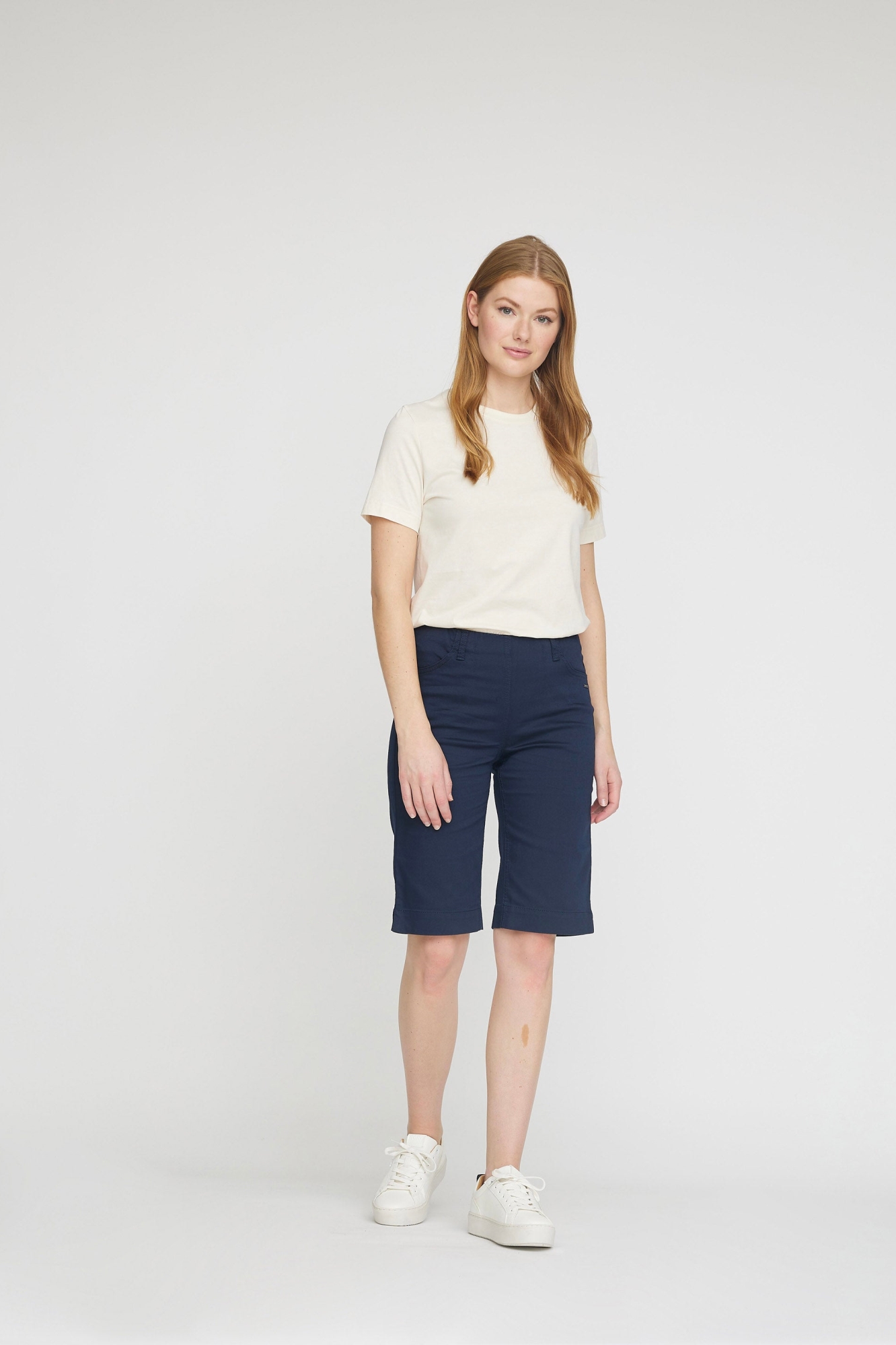 LAURIE  Korte Broek Kelly Regular Short Marineblauw