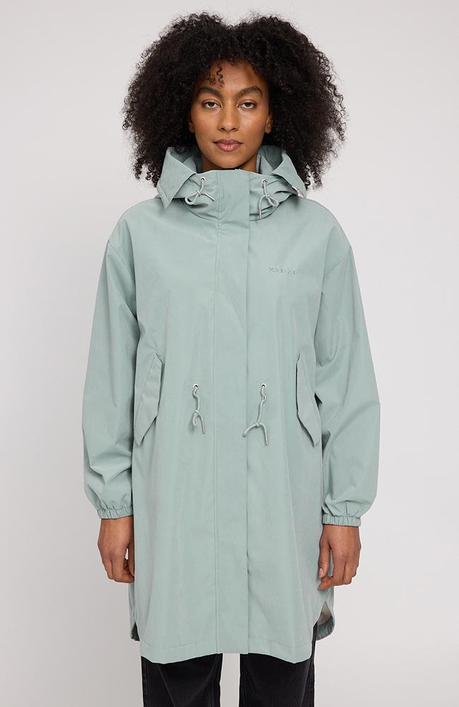 Mazine  Jas Licht Bleek Aqua
