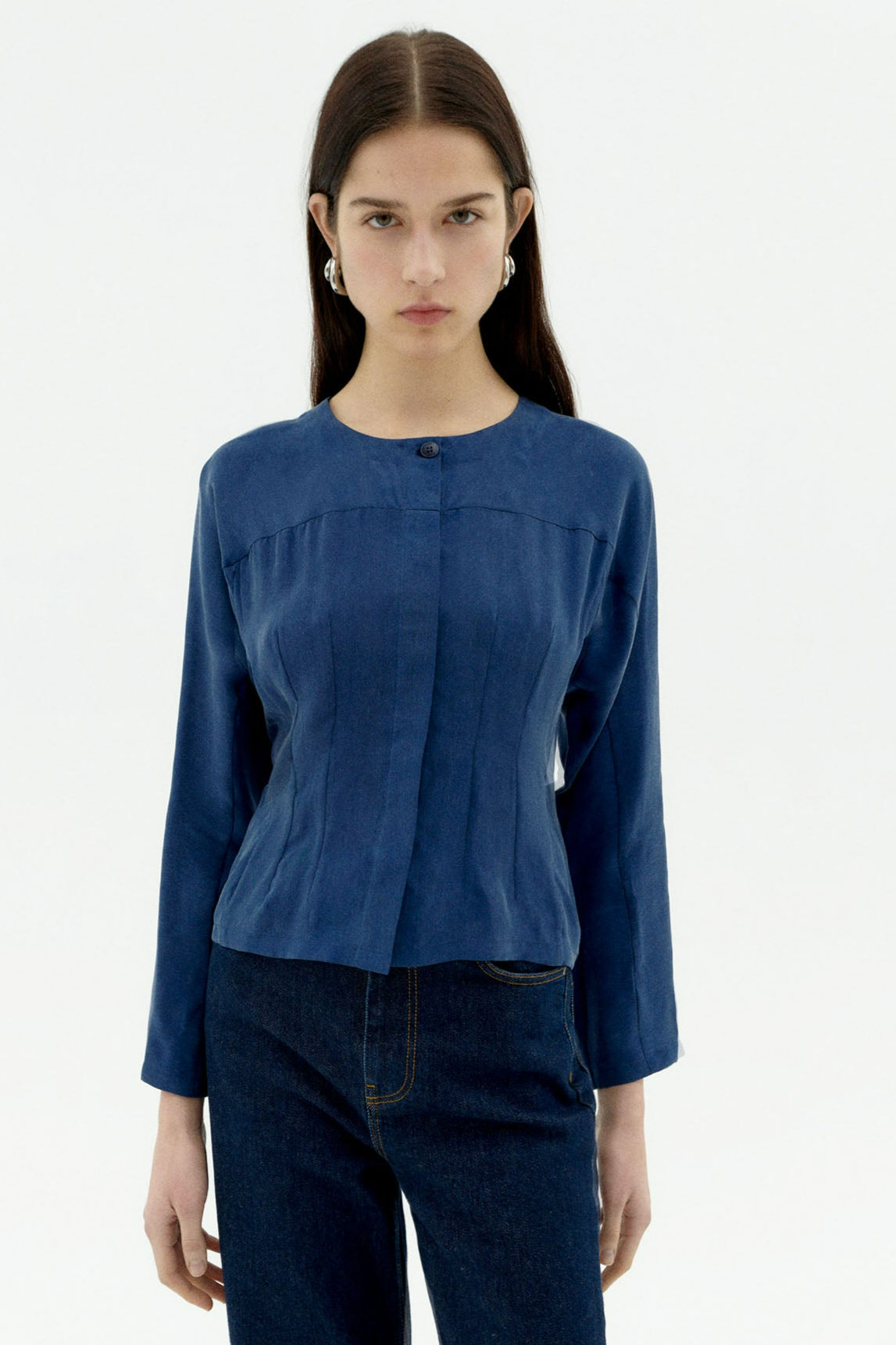 Thinking MU  Shirt Briana Blauw