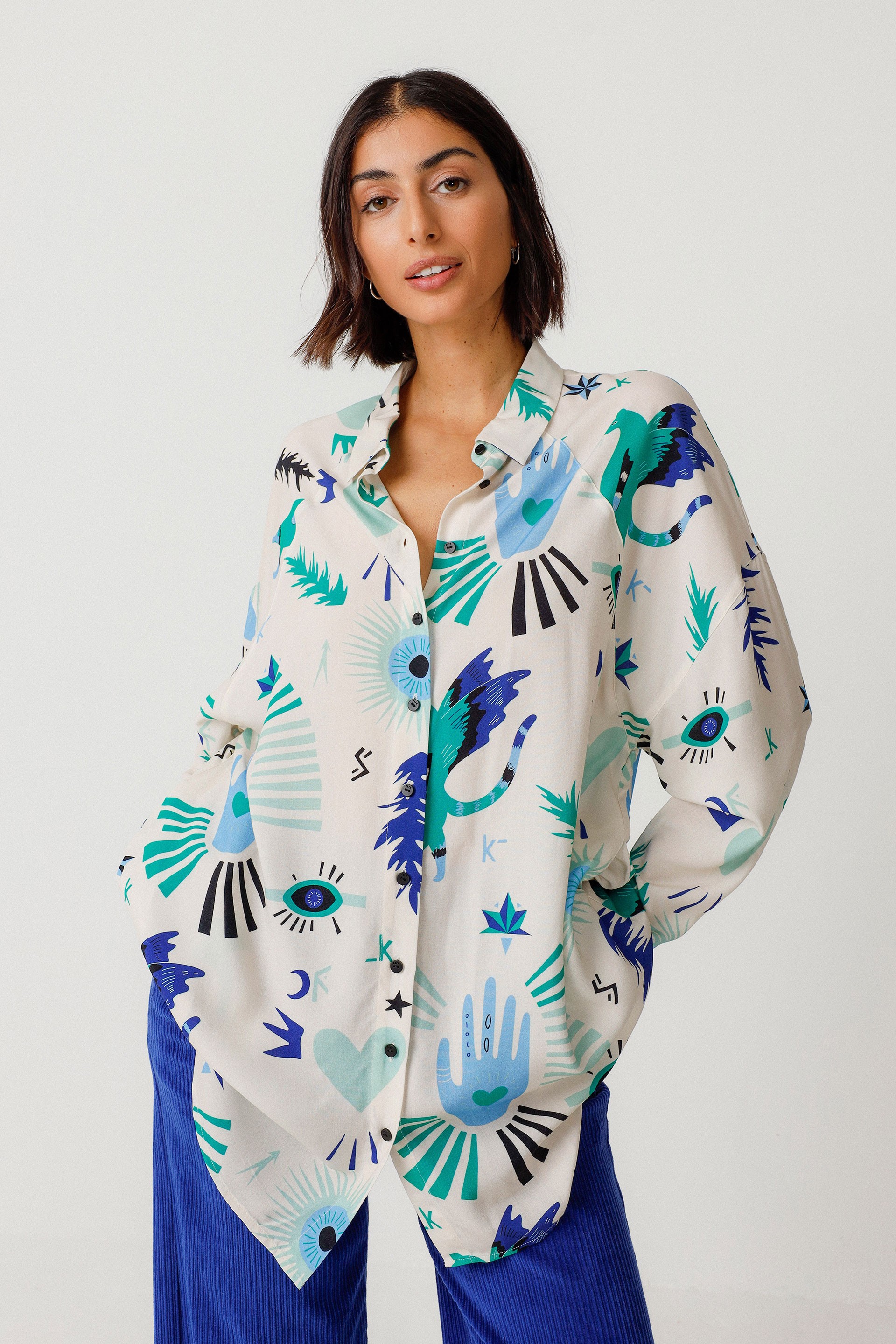 SKFK  Blouse Amagoia Meerkleurig