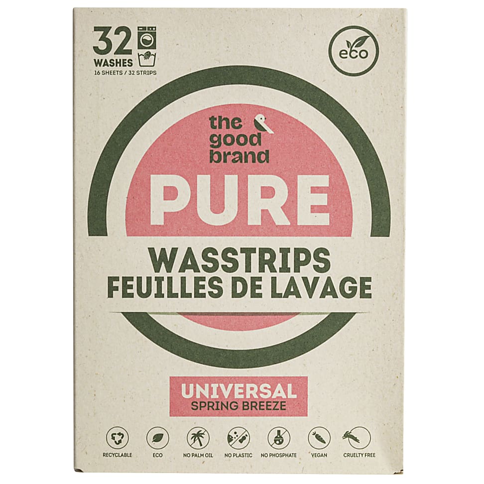 The Good Brand Wasstrips - Universal 32 wasbeurten