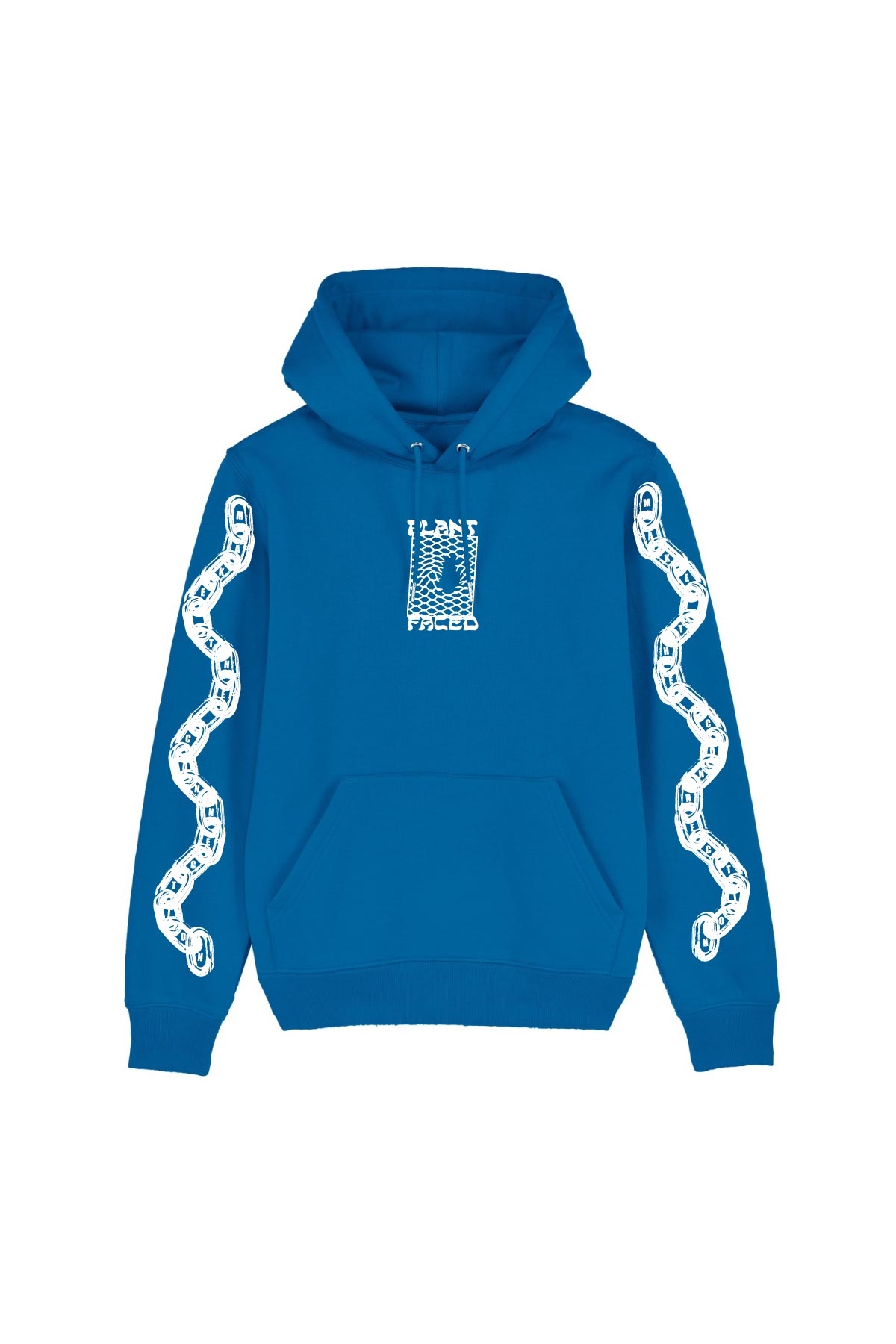 Plant Faced Clothing  Hoodie Make The Connection Blauw